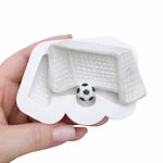 Molde de Silicone Futebol Trava e Bola Decorar Doces