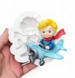 Molde de silicone Pequeno Principe Aviador para Doces