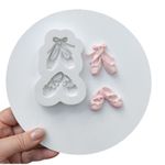 Molde de Silicone Sapatilha Bailarina para Decorar Doces