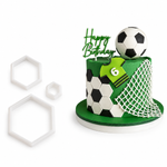 Cortador Geometrico Hexagonal Colméia Bola de Futebol