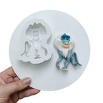 Kit Moldes de Silicone Rei Leão 6 Pçs para Decorar Doces