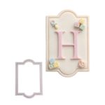 Cortador Moldura Quadrada  9cm para decorar Doce e Biscoitos