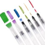 Kit com 6 Canetas Pincel Aquarela Recarregável p/ Pintura