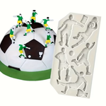 Molde de silicone tema futebol para Decorar Doces