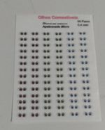 Olhos Comestiveis Olhos Micro Apaixonado 3 Cores Papel Arroz