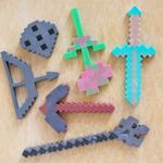 Molde de Silicone Itens Minecraft 6 Cav