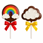 Marcador e Cortador Arco Ires e Nuvem para Decorar Doces