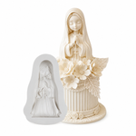 Molde de Silicone Nossa Senhora de Fatima para Decorar
