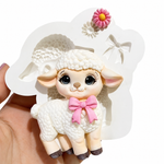 Molde De Silicone Fazendinha Ovelha Fofa Animais para Doces