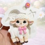 Molde De Silicone Fazendinha Ovelha Fofa Animais para Doces
