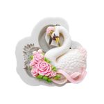 Molde de Silicone Cisne para Decorar Doces