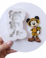 Molde de Silicone Mickey Safari para Decorar Doces