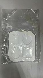Molde de Silicone 4 Mini Molduras para Doces e Brigadeiros