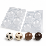 Forma de Silicone Bola De Futebol  Copa Do Mundo BWB 3 partes