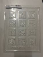 Forma Tabletinho Quadrado Brasil Futebol 10646 BWB Simples