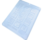 Forma Tabletinho Quadrado Brasil Futebol 10646 BWB Simples