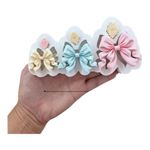 Molde de Silicone 3 Lacos e  Moldura com Cruz para Doces
