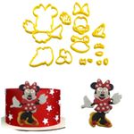 Cortador Minnie Corpo para Decorar Bolos e Doces 12cm 