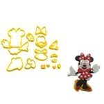 Cortador Minnie Corpo para Decorar Bolos e Doces 12cm 
