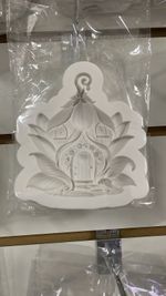 Molde de Silicone Casa Magica Fada Cogumelo  para Doces 9cm