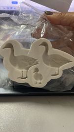 Molde de Silicone Fazendinha Realista Ganso Pato Pintinho