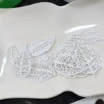Molde de Silicone 8 Folhas para Renda ou Gelatina para Doces