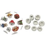 Kit 8 Rostos Molde de Silicone Patrulha Canina para Doces