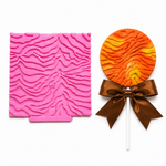Molde de Silicone  Textura Animal do Safari Zebra Tigre Onça