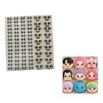 Olhos Comestiveis 60 un Papel Arroz K- Pop Pares 0,4 e 0.7cm
