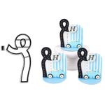 Cortador Estrada Lupa de Carro Pista Carros 13x6cm p/ Doces