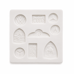 Molde de Silicone Marcas de Carro Para Decorar