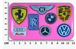 Molde de Silicone Marcas de Carro Para Decorar