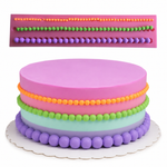 Molde de Silicone 3 Bolinhas 17cm para Decorar Bolos e Doces