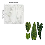 Molde de Silicone Folhas Exoticas para Decorar Doces 9cm