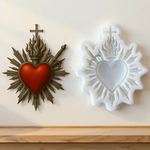Molde De Silicone Sagrado Coração para Doces 8cm