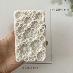 Molde de Silicone Flores Diversas Rosas e Vermelhas p/ Doce