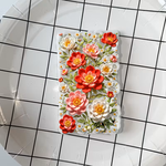 Molde de Silicone Flores Diversas Rosas e Vermelhas p/ Doce