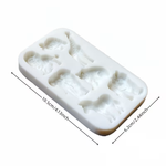 Molde de Silicone 7 Mini Safari para Decorar Doces 3 e 4cm