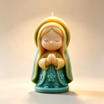 Molde De Silicone Santa Rezendo para Decorar Doces e Velas