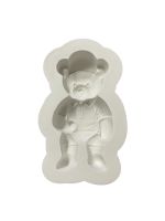 Molde de Silicone Urso Polo 1 Esportivo para Decorar Doces