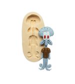 Molde de Silicone Turma Bob Esponja Escolha 1 para Decorar