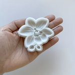 Molde de Silicone Flor Orquidia para Decorar  Doces 6cm