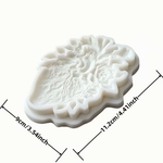 Molde de Silicone  Sagrado Coração Realista 11cm p/ Decorar