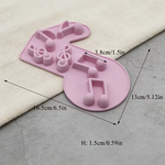 Molde de Silicone Notas Musicais Musica para Decorar Doce