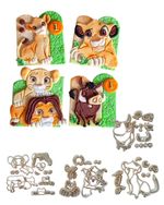 Kit Cortadores Rei Leao para Decorar Doces
