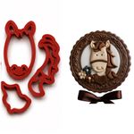Cortador Égua para Decorar Fazendinha e Velho Oeste