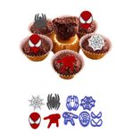 Kit Cortadores Homen Aranha 3cm para Docinhos