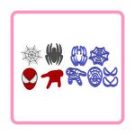 Kit Cortadores Homen Aranha 3cm para Docinhos