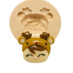 Molde de Silicone Me Too Doll - Rosto  Deer Boy