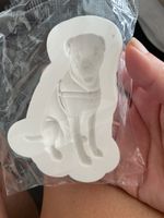 Molde de Silicone Cachorro Pit Bull para decorar Doces